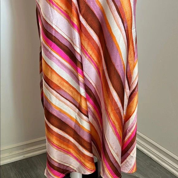 Forever21, Women’s Size L Striped Multicolor Maxi Top and Skirt Set - Picture 6 of 14